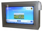 OM-AL-1200*800*400 Obudowa monitora aluminiowa z przeszkleniem z poliwęglanu